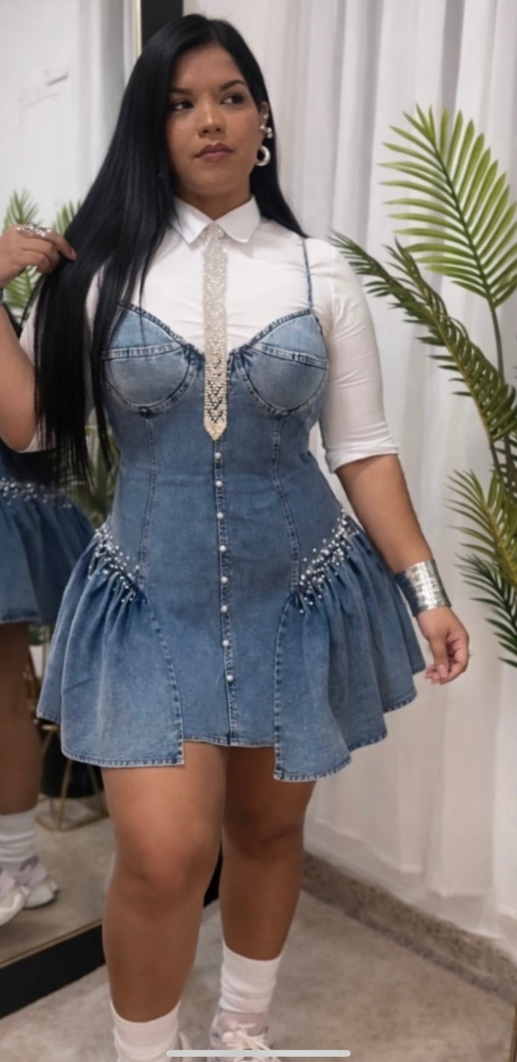Denim Mini Dress