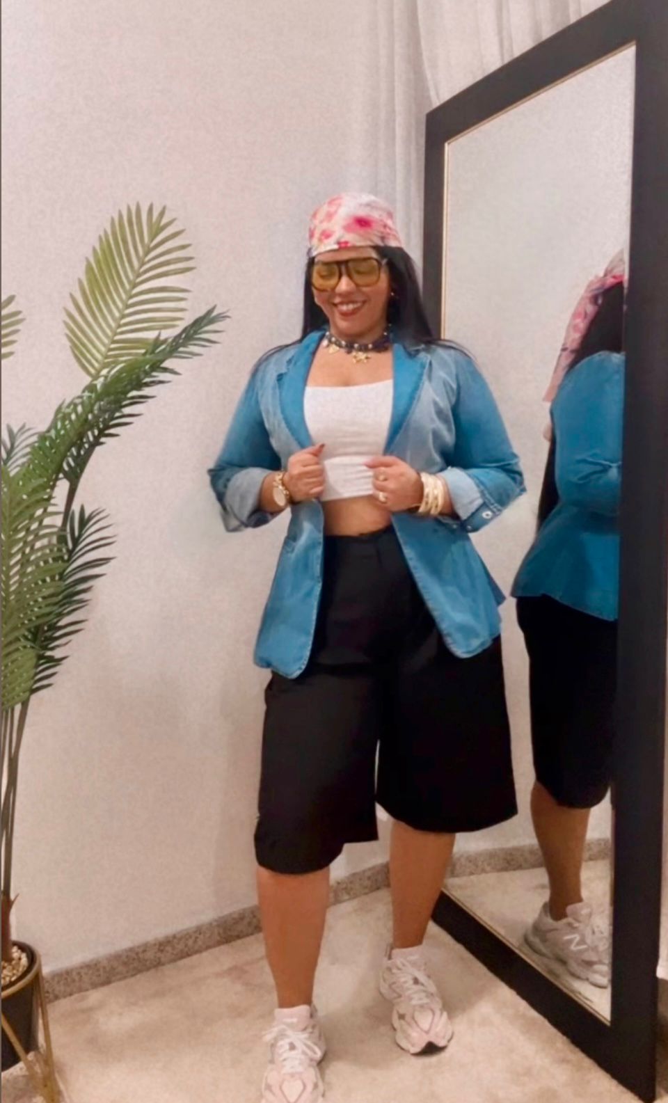 Chic Denim Blazer