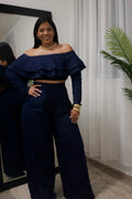 Luna Dark Denim Set