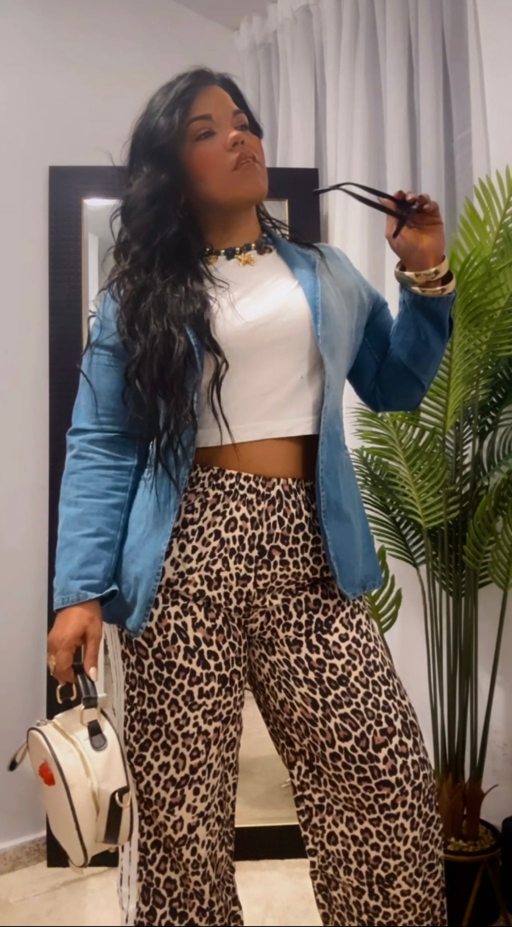 Luna Leopard Print Pants